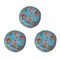 Blue Floral Standard Size Cupcake Wrappers & Liners | 25 PC Set